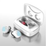 X29 TWS Power Digital Display In-ear Stereo Sound Bluetooth Headsets with Charging Bin – White