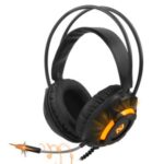AJAZZ AX120 7.1 Channel Stereo Gaming Headset Noise Cancelling Over Ear Headphones with Mic – Black