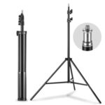 Foldable Fill Light Tripod Adjustable Light Stand Photography Tripod Shooting Accessories with 1/4 Screw Interface