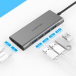 LENTION C35H USB-C Multi-Port Hub with 4K HDMI Output, 4 x USB 3.0, PD 3.0 Charging Adapter