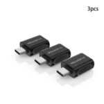 3PCS/Pack LENTION C3s USB-C to USB 3.0 Adapter Type-C Male to USB Female OTG Converter