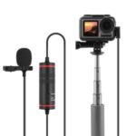 ?3.5mm Audio Video Record Lapel Microphone for Phone Android Mac Vlog Mic for DSLR Camera Camcorder Recorder