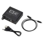 192KHz Digital Optical Coaxial Toslink to Analog RCA L/R 3.5mm Audio Converter