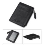 Men’s Wallet Genuine Leather Coin Purse Bag Card Holder Bag – Black