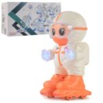 Doctor Dancing Robot Electric Sound and Light Dazzling Dancing Robot Medical Doll Children’s Toys – Sliding/Orange