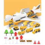 Kids Toy Car Plane Set Alloy Police Engineering Car Model Bus Truck Car Construction Toy – Engine Series