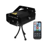 Remote Laser Projector LED RGB Stage Light Xmas Party KTV DJ Disco – Black/AU Plug