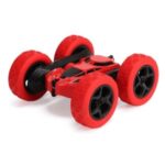 Remote Control Car Rechargeable RC Stunt Cars 360° Flips Double Sided Remote Control Toys Birthday Gifts for Kids Adults Green – Red