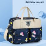 Large Capacity Diaper Bag Handbag Maternity Baby Stroller Mother Changing Bag – Rainbow Unicorn