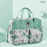 Large Capacity Diaper Bag Handbag Maternity Baby Stroller Mother Changing Bag – Green Leaf