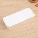 Kitchen Refrigerator Storage Box Food Container – Beige/28x11x4.6cm