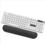 Comfortable Wrist Guard Memory Foam Keyboard Mat/Mouse Pad  for Laptop Computer Holder – Black/M Size
