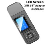 LCD Bluetooth 5.0 Audio Receiver Transmitter USB 3.5mm Jack Wireless Adapter for Car TV PC