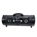 Portable Bluetooth Speaker Wireless Stereo Subwoofer Heavy Bass Speakers TF Music Player Support KTV LCD Display FM Radio – Black