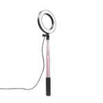 Dimmable Wide Dimming Range LED Ring Fill in Light Tripod for Camera Photo Studio Selfie Photography – Pink