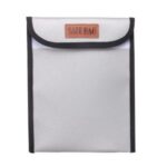15 * 11inch Holder Pouch Non-Itchy Silicone Coated Fire & Water Resistant File Folder Safe Storage