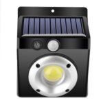Human Induction COB Outdoor Waterproof Garden Villa Street Lamp Courtyard Solar Wall Light