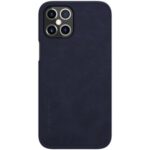 NILLKIN Qin Series with Wallet Leather Cover for iPhone 12 Pro Max 6.7 inch – Dark Blue