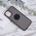 Glittery Powder Plating Rhinestone Decor TPU Casing with Metal Kickstand for iPhone 12 Pro Max 6.7 inch – Black