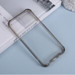 Drop-resistant TPU Edges + Clear Acrylic Back Hybrid Case for iPhone 12 Pro Max 6.7 inch – Grey