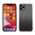 Gradient Color Glittery Powder PC+TPU Hybrid Case for iPhone 11 Pro Max 6.5 inch – Black