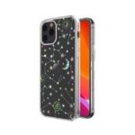 KINGXBAR Slightly Sweet Series for iPhone 12 Pro/12 Max 6.1 inch Authorized Swarovski Crystal IMD Laser PC TPU Phone Shell – Little Stars