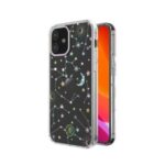 KINGXBAR Slightly Sweet Series Authorized Swarovski Crystal IMD Laser PC TPU Hybrid Cover for iPhone 12 5.4 inch – Little Stars