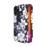 KINGXBAR Flower Series PC with Magnetic Sheet Cell Phone Shell for iPhone 12 Pro Max 6.7 inch – Lily
