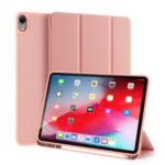 DUX DUCIS DOMO Tri-fold PU Leather Tablet Case for iPad Air 4 10.8 inch (2020) – Rose Gold