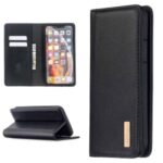 Magnetic Detachable Genuine Leather Wallet Stand Case for iPhone XS Max 6.5 inch – Black