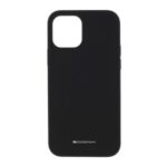 MERCURY GOOSPERY Silicone Phone Protective Case for iPhone 12 Pro / iPhone 12 Max 6.1-inch – Black
