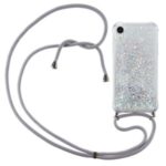 Glitter Powder Quicksand TPU Back Case for iPhone XR 6.1 inch – White