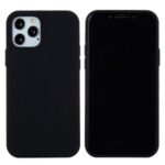 Liquid Silicone Back Protective Cover for iPhone 12 Max / 12 Pro 6.1 inch – Black