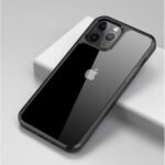 IPAKY Royal Series Acrylic + TPU Hybrid Shell for iPhone 12 Pro Max 6.7 inch – Black