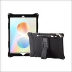 With Hanging Rope Kickstand PC + Silicone Cover for iPad 10.2 (2019)/iPad Air 10.5 inch (2019) – Black