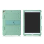 With Kickstand with Hanging Rope PC + Silicone Shell for Apple iPad 9.7-inch (2018)/ iPad 9.7-inch (2017) – Cyan