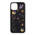 Epoxy TPU Star Planet Printing Pattern Phone Cover for iPhone 12 Max/12 Pro 6.1 inch – Black