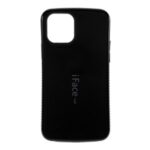 IFACE MALL PC + TPU Hybrid Case Accessory Glossy Shell for iPhone 12 5.4 inch – Black