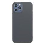 BASEUS Comfort Series Ultra-thin Matte PP Back Cover for iPhone 12 Pro Max 6.7 inch – Transparent Black