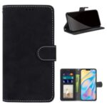 Retro Skin Matte Leather Protective Shell for iPhone 12 Pro/12 Max 6.1 inch – Black