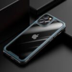 Clear PC and TPU Hybrid Shell for iPhone 12 Pro/12 Max 6.1 inch – Blue