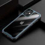 Clear PC and TPU Hybrid Shell for iPhone 12 5.4 inch – Blue