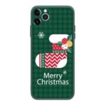 Christmas Series Liquid Silicone Phone Case for iPhone 12 Pro/12 Max 6.1 inch – Sock