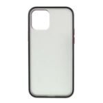 Matte Acrylic + TPU 2-in-1 Mobile Phone Cover for iPhone 12 5.4 inch – Black