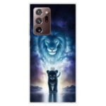 Pattern Printing TPU Case for Samsung Galaxy Note20 Ultra/Note20 Ultra 5G – Lion