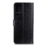 Crazy Horse Wallet Stand Leather Mobile Phone Case for Samsung Galaxy Note20 Ultra 5G / Galaxy Note20 Ultra – Black