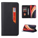 Auto-absorbed Wallet Leather Mobile Phone Case for Samsung Galaxy S20 Ultra – Black