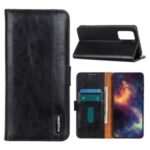 PU Leather with Wallet Cell Phone Case for Samsung Galaxy S20 Fan Edition/S20 Lite – Black