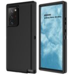 Shockproof PC + TPU Drop-proof Cover for Samsung Galaxy Note20 Ultra/Note20 Ultra 5G – All Black