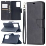 PU Leather Wallet Stand Phone Case for Samsung Galaxy Note20 Ultra 5G / Galaxy Note20 Ultra – Black